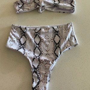 Shein snake skin swimsuit